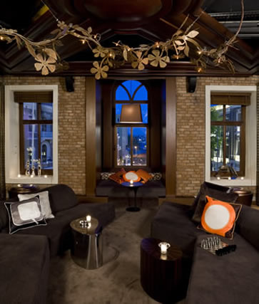 Turkey, lounge at the W Hotel in Istanbul Turkey, lounge at the W Hotel in Istanbul