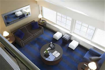 Taj BLUE Hotel, Sydney, Australia - bedroom suite top view