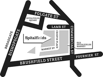 How to find Spitalfields Fine Food Market, London How to find Spitalfields Fine Food Market, London