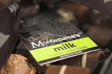 Montezuma truffles, Spitalfields Fine Food Market, London Montezuma truffles, Spitalfields Fine Food Market, London