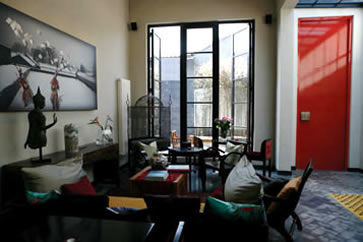 Morning room, Hôtel Côté Cour SL, Beijing, Gourmet China tour Morning room, Hôtel Côté Cour SL, Beijing, Gourmet China tour