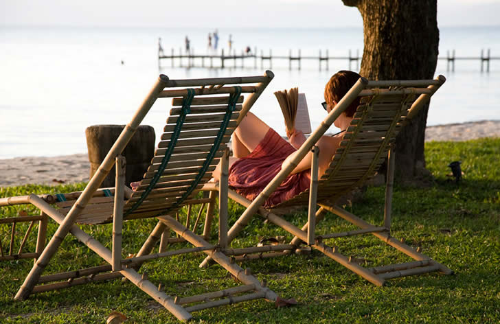 Knai Bang Chatt, Kep, Cambodia- outdoor chair Knai Bang Chatt, Kep, Cambodia- outdoor chair