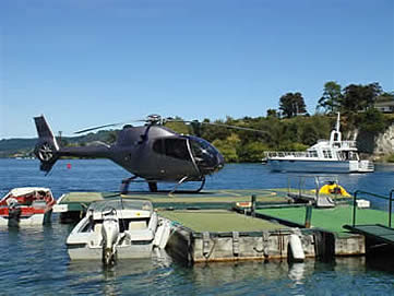 Helipad, Huka Lodge, New Zealand Helipad, Huka Lodge, New Zealand