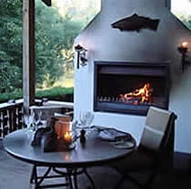 Fireside, Huka Lodge, New Zealand