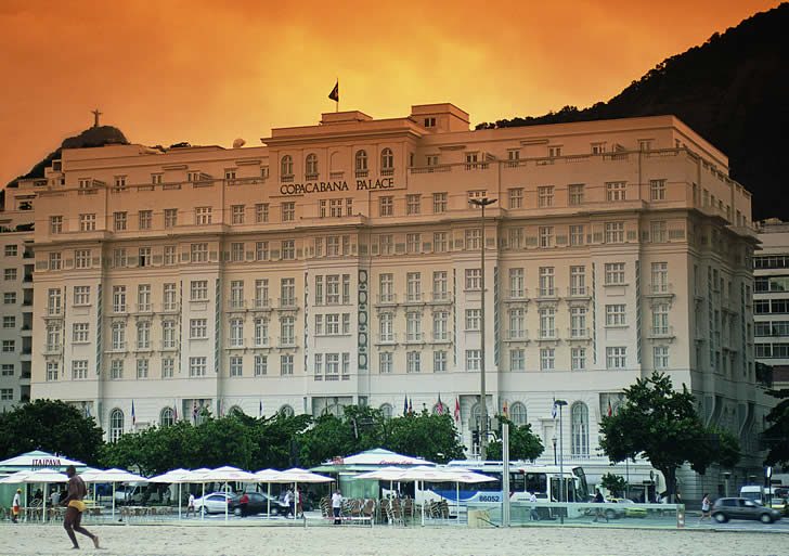 Copacabana Palace, Rio de Janeiro, Brazil - hotel view Copacabana Palace, Rio de Janeiro, Brazil - hotel view