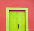 Lime door
