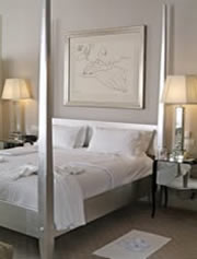 Luxurious garden cottage interiors, The Mount Nelson Hotel, Cape Town