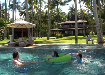 Villa Citakara Sari, East Bali, Indonesia - swimming Swimming at Villa Citakara Sari, East Bali, Indonesia