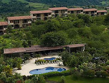 Hotel Arenal Kioro, La Fortuna - aerial view