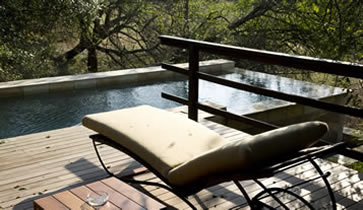 Phinda Game Reserve, South Africa - pool deck Phinda Game Reserve, South Africa - pool deck