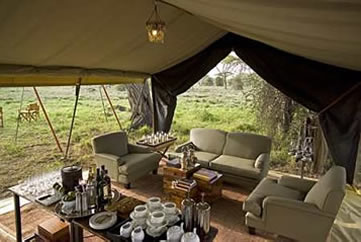Serengeti Under Canvas, Tanzania - sitting room